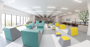 日本最大級の子ども向けパルクール施設「パルクールプレイハウス」が甲子園プラス3Fにオープン
